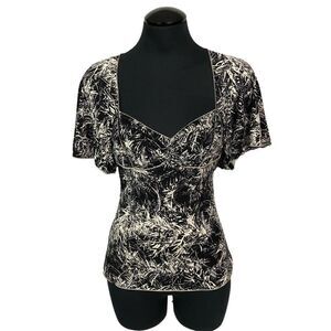 Max Studio Graphic Blouse - Women’s XS